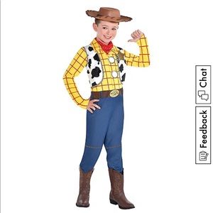 Disney Woody Costume - Yellow, Blue, Brown